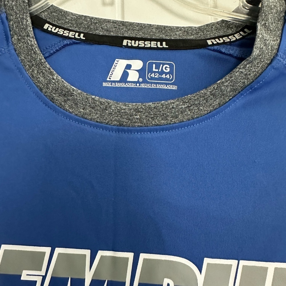 Russell Athletic Men's Blue Memphis Tee - Picture 2 of 2